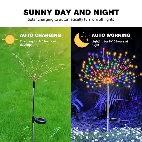 ❤️Last Day 49% OFF - Solar Powered Garden Fairy Lights💥Buy 1 Get 1 Free