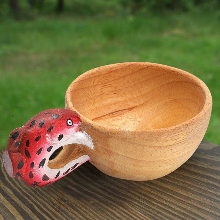 Animal Handmade Wooden Cup - Ready to Ship