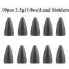 Fishing Bullet Weights 10 Pcs