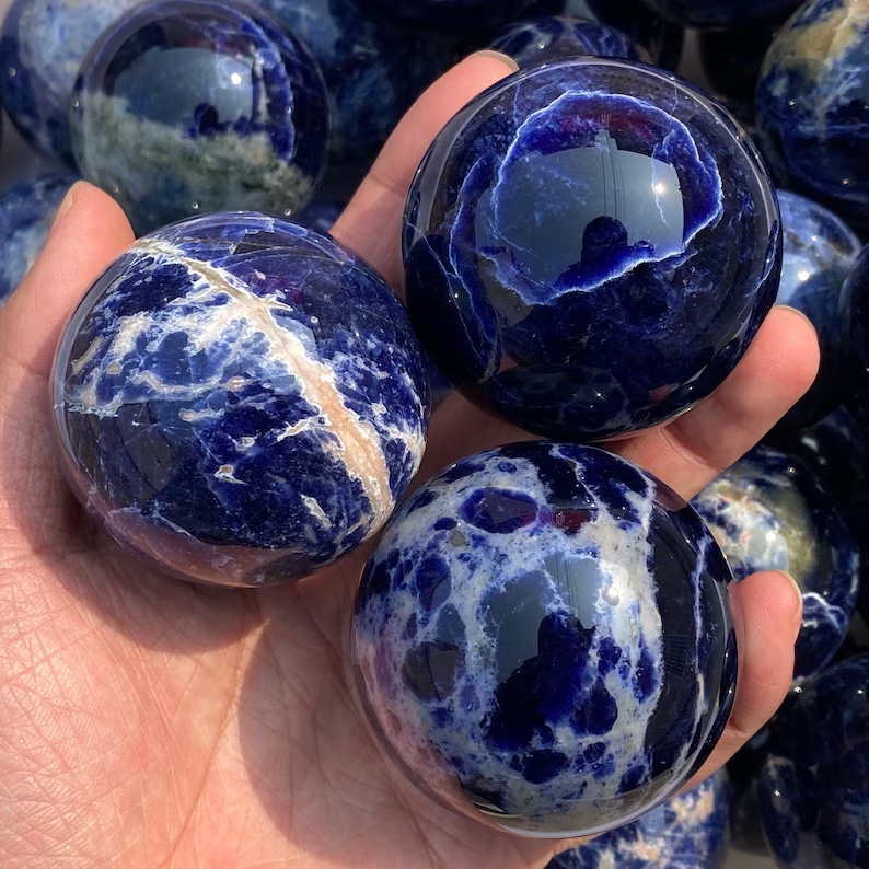 🔥Handmade Planet Natural Sodalite Ball - Buy 2 Free Shipping