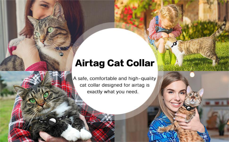 📲Stay Connected: The EVANESCE™AirTag Collar