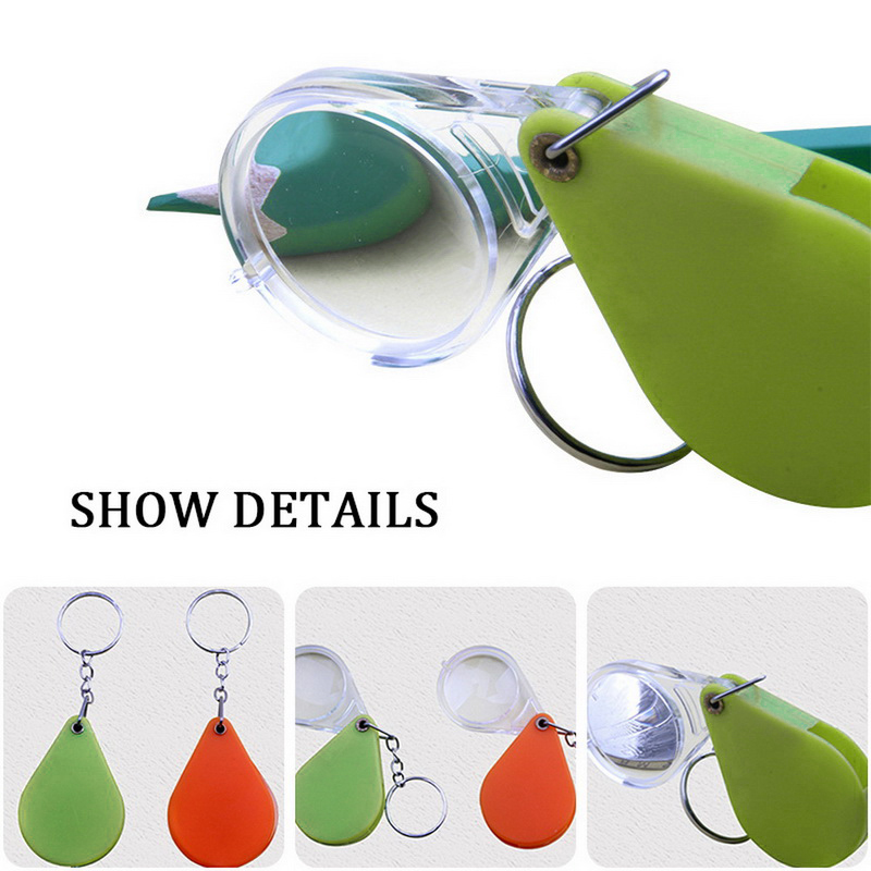 (🔥Last Day Promotion- SAVE 48% OFF)Foldable Keychain Pocket Magnifier(buy 3 get 2 free now)
