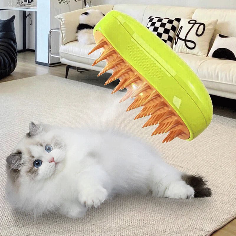 2023 Christmas Hot Sale🔥✨Steamy Cat Brush💕