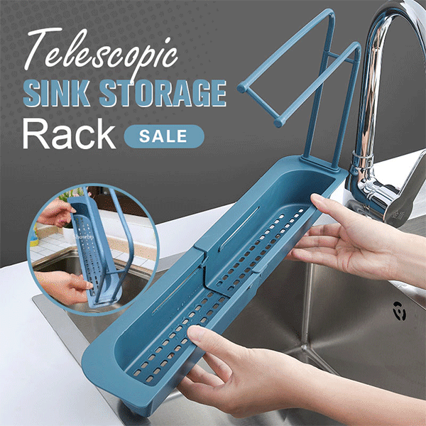 (❤️2021 Valentine's Day Promotion - 50% OFF) Telescopic Sink Storage Rack