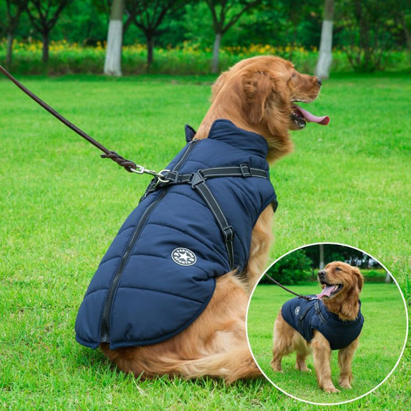 (Xmas Sale-48% OFF)Waterproof Winter Jacket with Built-in Harness-BUY 2 FREE SHIPPING