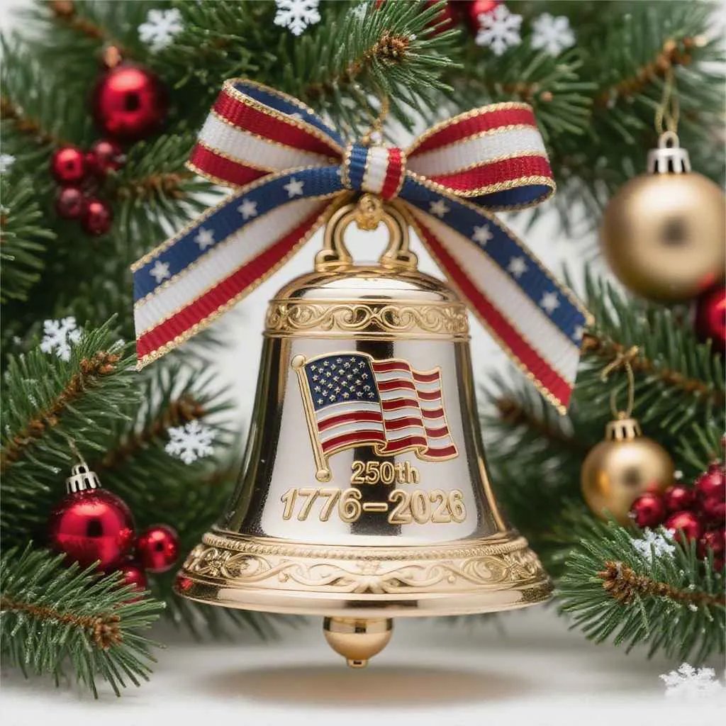 U.S.250th Anniversary Liberty Bell Ornament
