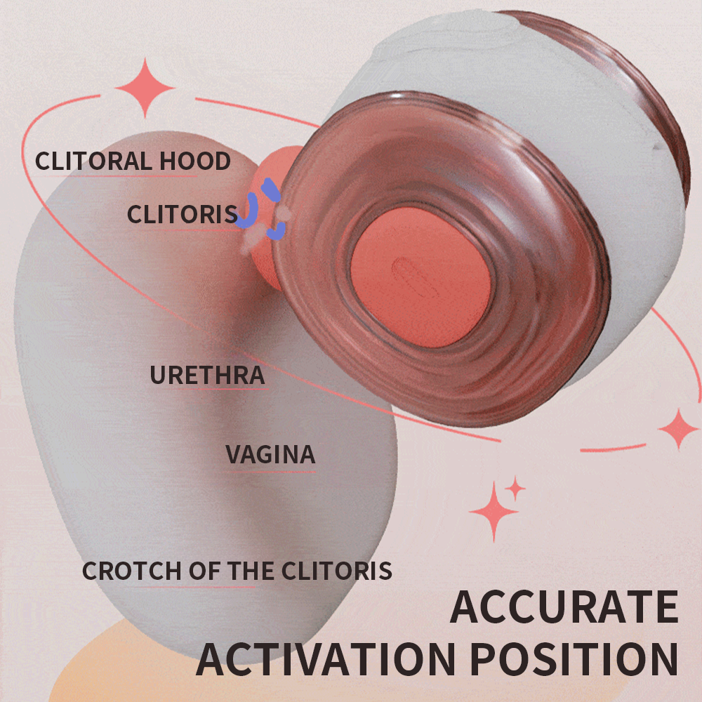 Pressure Sensitive Suction Clitoral Stimulation Vibrator