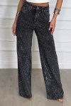 Women's Straight Shiny Jeans
