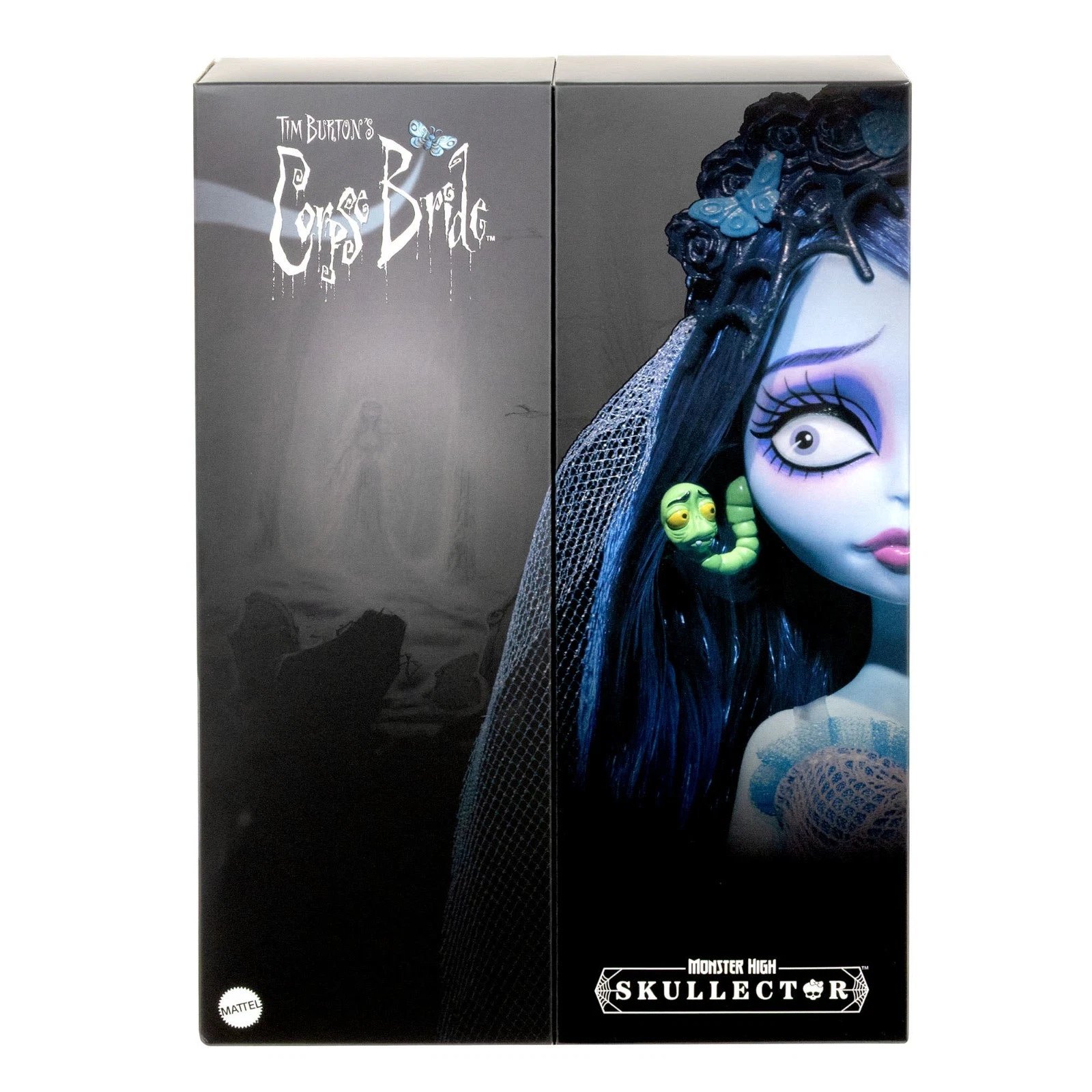 🎁TikTok Last Day Sale - 70% OFF🎃Monster High × Tim Burton's Corpse Bride Emily Skullector Fashion Doll💀🕯️