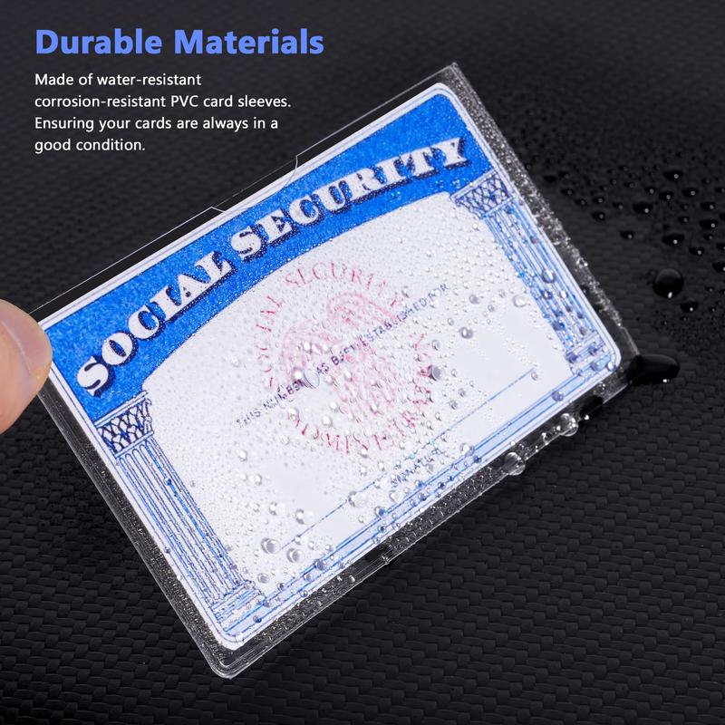 💥LAST DAY SALE 50% OFF💥Social Security Card Protector Sleeves -20 Pack