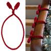 🎄3 Pcs/Set - Christmas Decorative Garland Twist Ties - 20 inches/each