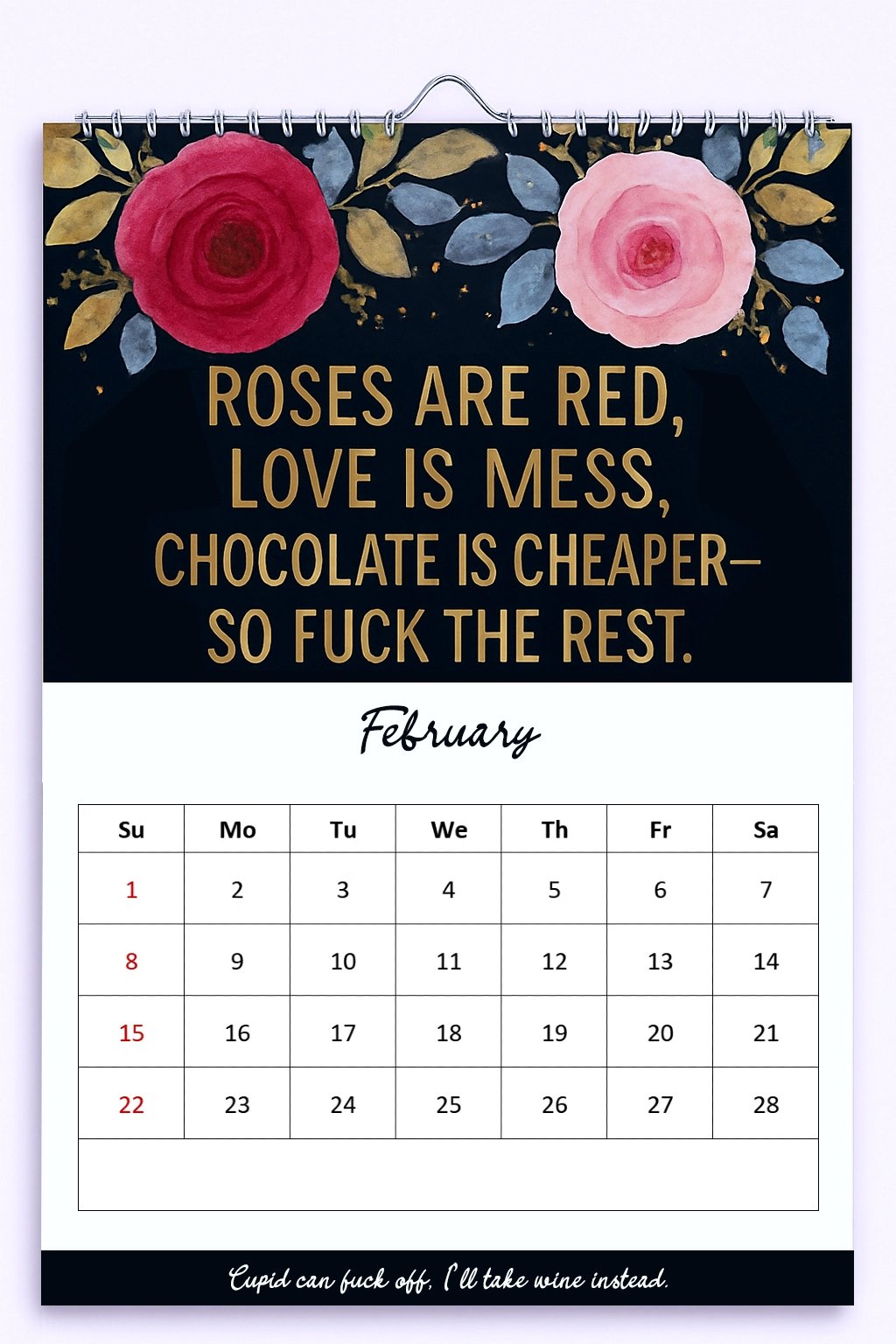 🔥Fuck It Again – 2026 Calendar For Women Who've Had Enough