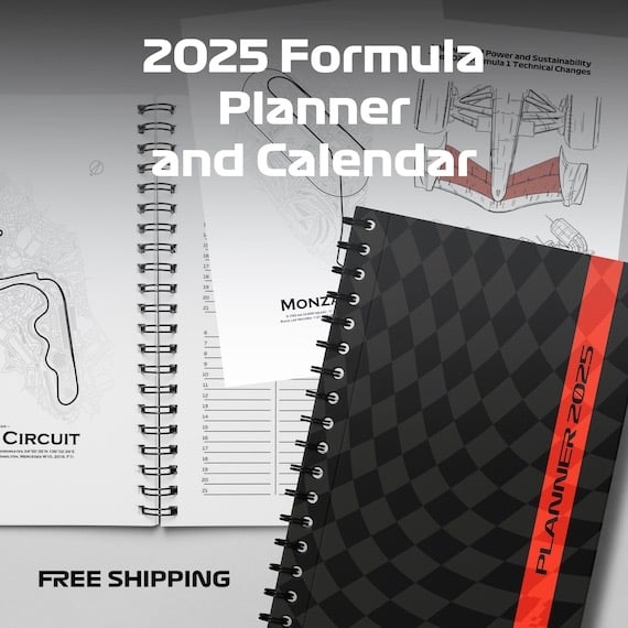 🔥Last 4 hours Sale: Save $15-🏎️2025 Formula Planner & Calendar🏁