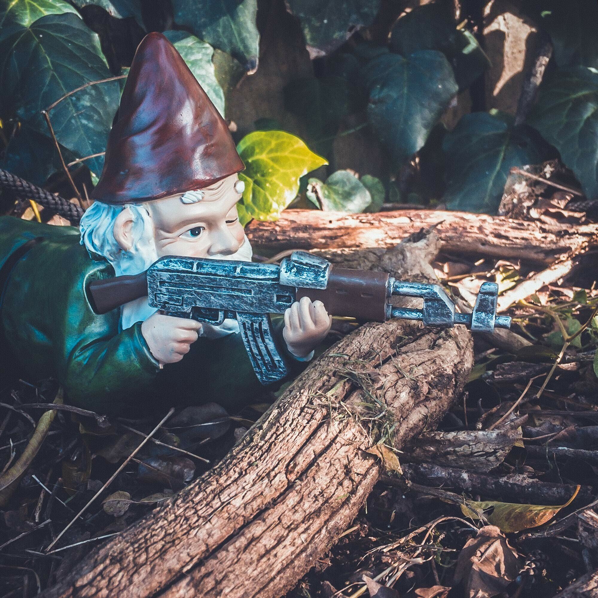 🔥Funny Army Garden Gnome Statue