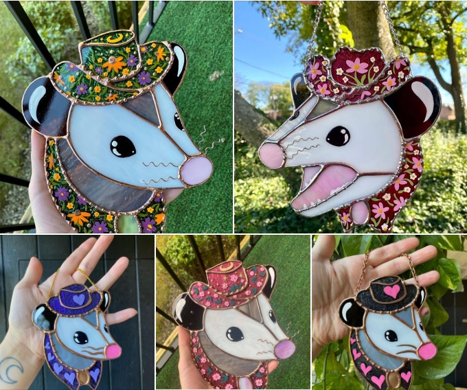 🎄Christmas Sale 49% OFF-Handmade Possum Suncatcher