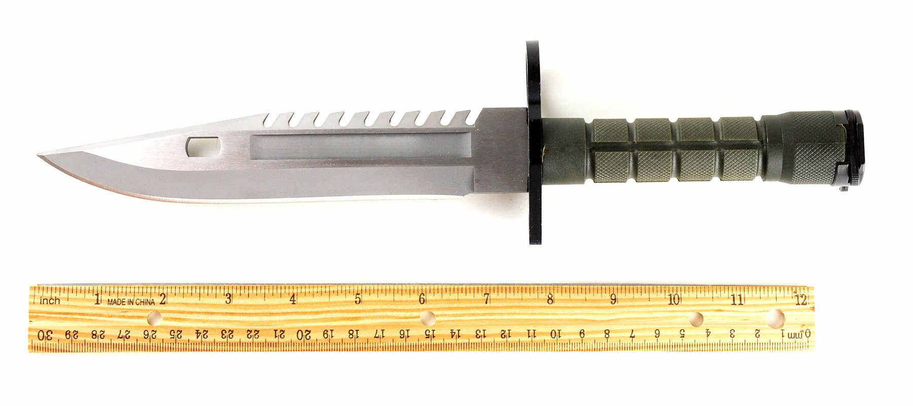 TOSAHWI Handmade U.S. Army Military Style M9 Bayonet Knife, 7.8