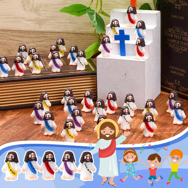 🔥Mini-Jesusfiguren mit Originaldesign Jesus liebt dich