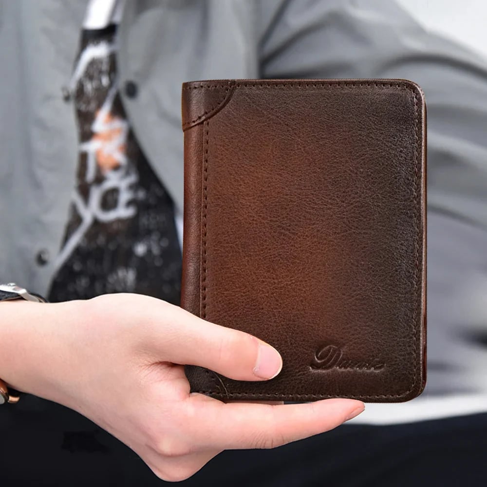 🎄2023-Christmas Hot Sale🎁-49% OFF-RFID🔒Genuine Leather Wallet for Men💰