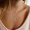 Tewiky Diamond Necklaces for Women, Dainty Gold Necklace 14k Gold Plated Long Lariat Necklace Simple Gold CZ Diamond Choker Necklaces for Women Trendy Gold Necklace Jewelry Gifts for Girls