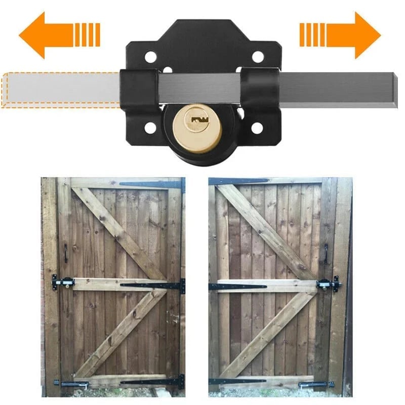 🍂TikTok Fall Sale🎉Garden gate spring crossbar lock