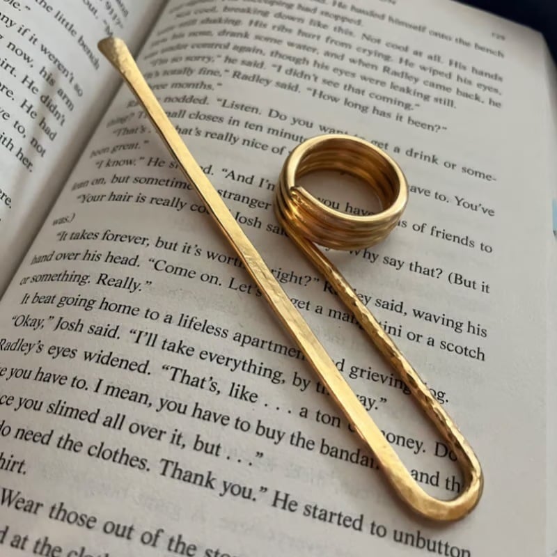 🎁TikTok Last Day Sale - 70% OFF📖 Book Holder Ring Bookmark