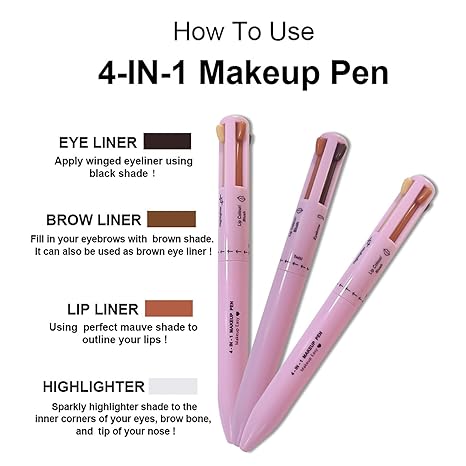 🔥(Last Day Promotion - 50% OFF) 4 in 1 Makeup Pen, Buy 2 Get 1 Free ONLY TODAY!