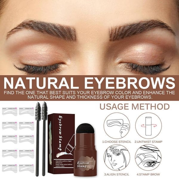 (🔥HOT SALE - 49% OFF) Perfect Brows Stencil & Stamp Kit, Buy 2 Get Extra 20% OFF
