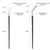 Folding Angle Scalloped Lash Brush