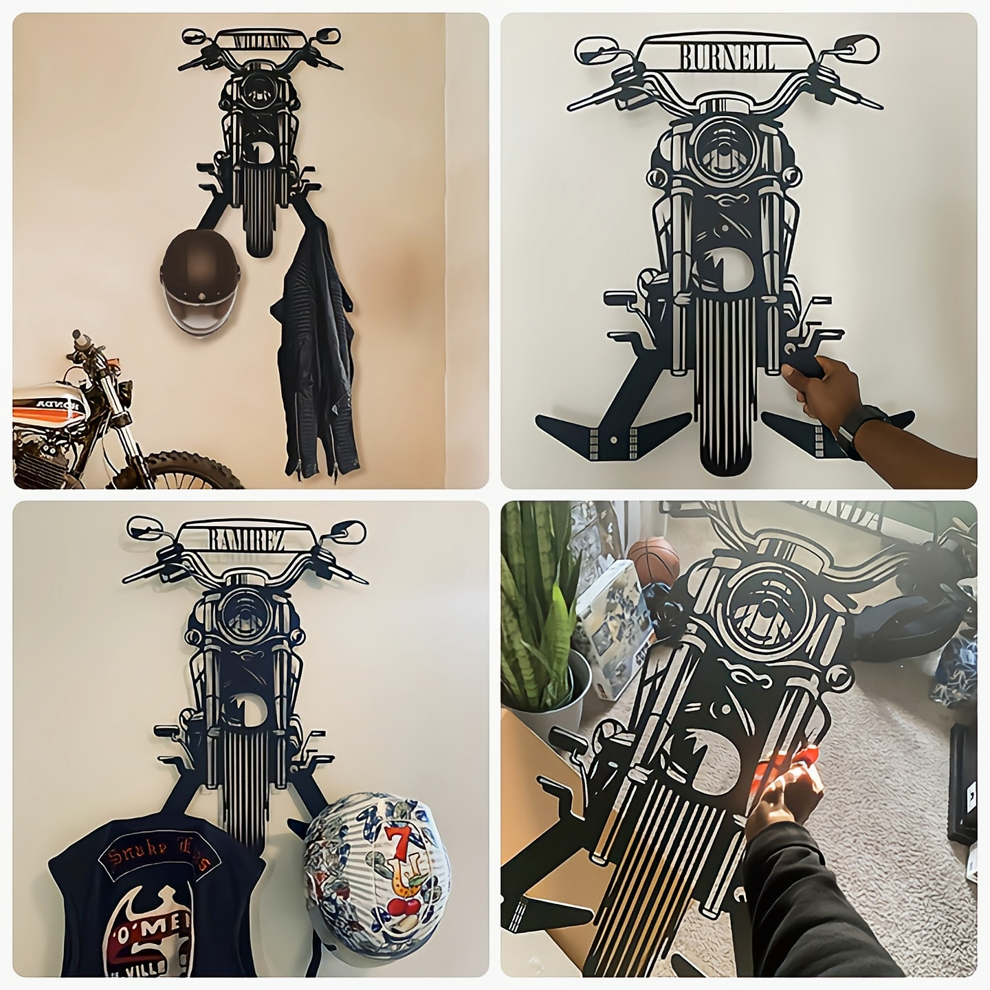 💝Father's Day Gifts💝Personalized Motorcycle Helmet Holder