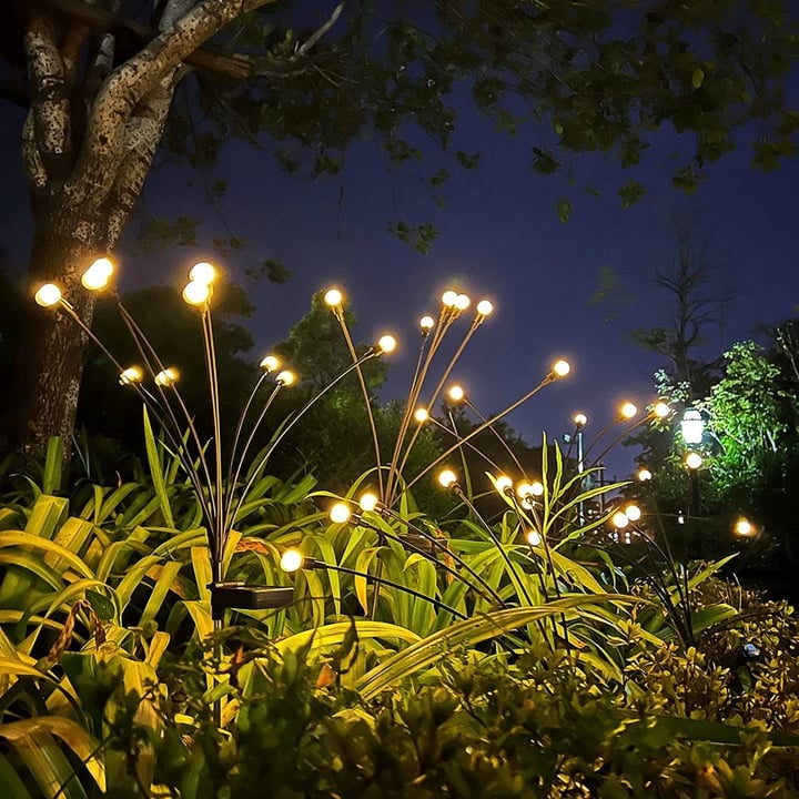 LAST DAY 49% OFF🔥Solar Powered Firefly Garden Light