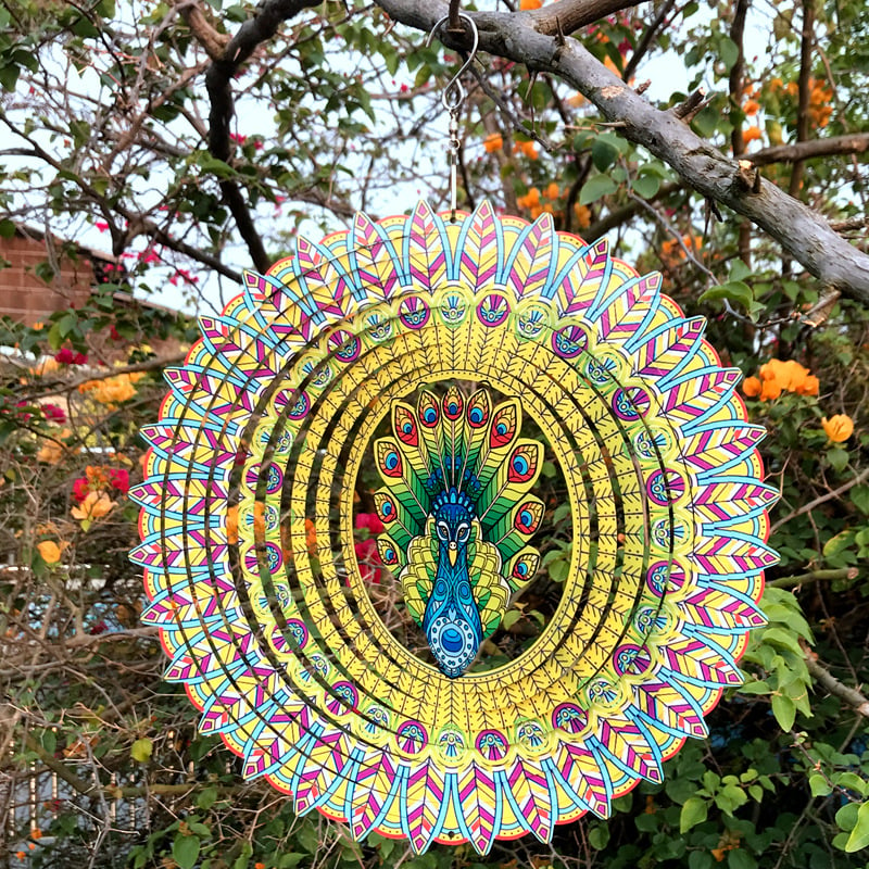 TikTok Last Day Promotion -70% OFF🎉Mesmerizing Mandala Wind Spinner: 3D Art in Motion