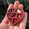 Mini Wooden Display Shelf for Collectibles