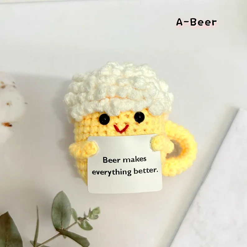 Crochet Beer And Cup