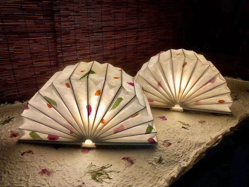 Handmade Paper Foldable Lamp