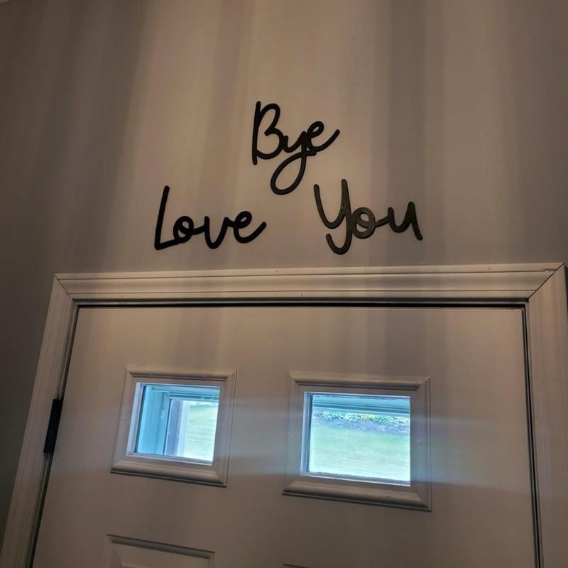 🎁TikTok Last Day Sale - 70% OFF💖Love You Bye Sign Above Door