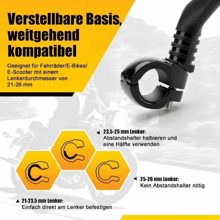 🚴‍♂️Fahrradspiegel für mehr Sicherheit und Komfort! ✨Klarer Blick, mehr Komfort bei jeder Fahrt