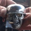 Limited Edition Skull Soldier Grip - Handcrafted Gear Knob