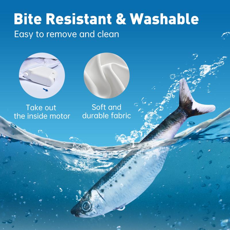 🎁TikTok Last Day Sale - 70% OFF🎉Realistic Flopping Fish Cat Toys