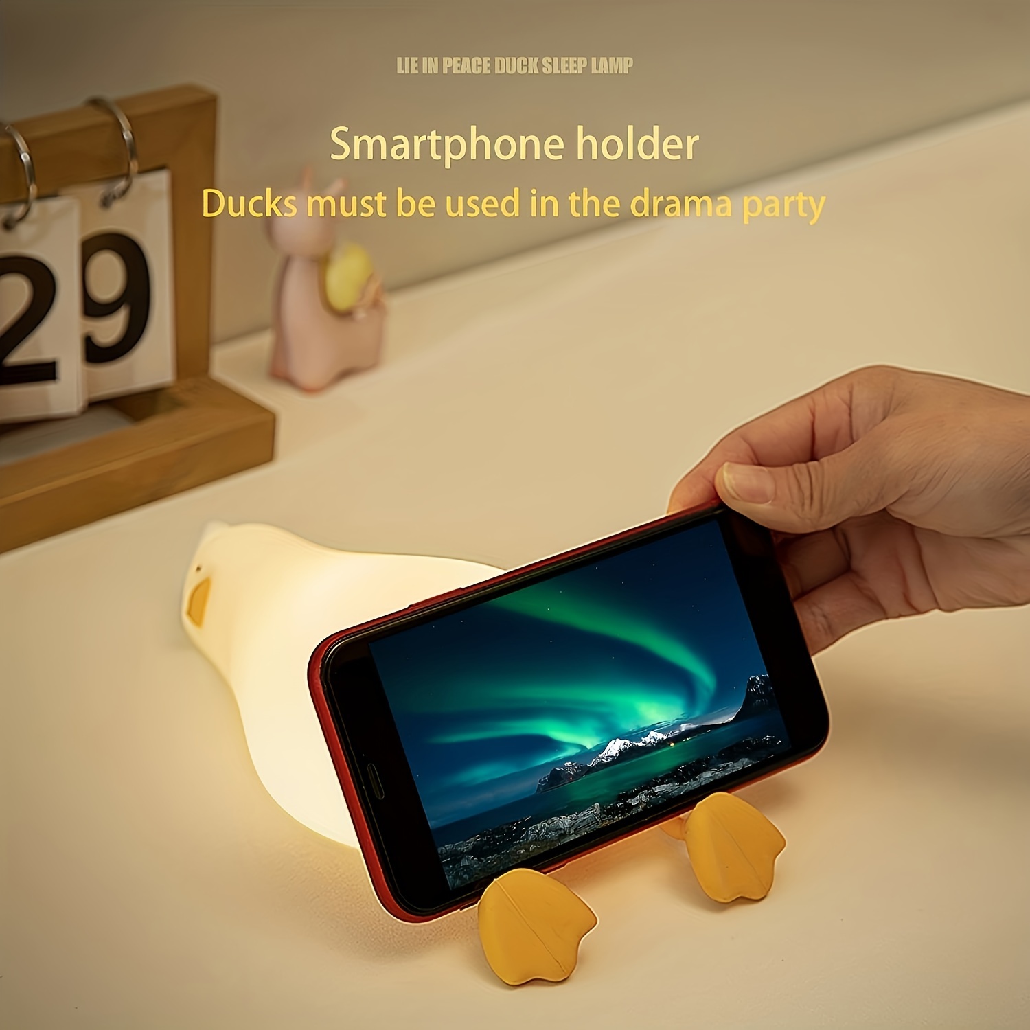 🔥Last Day Promotion 50% OFF -🎁-Squishy LED Duck Lamp🐤🐤 Touch-Activated