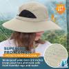 EINSKEY Unisex Sun Hat, Waterproof Wide Brim Bucket Hat Packable Boonie Hat for Fishing Hiking Gardening Safari Beach