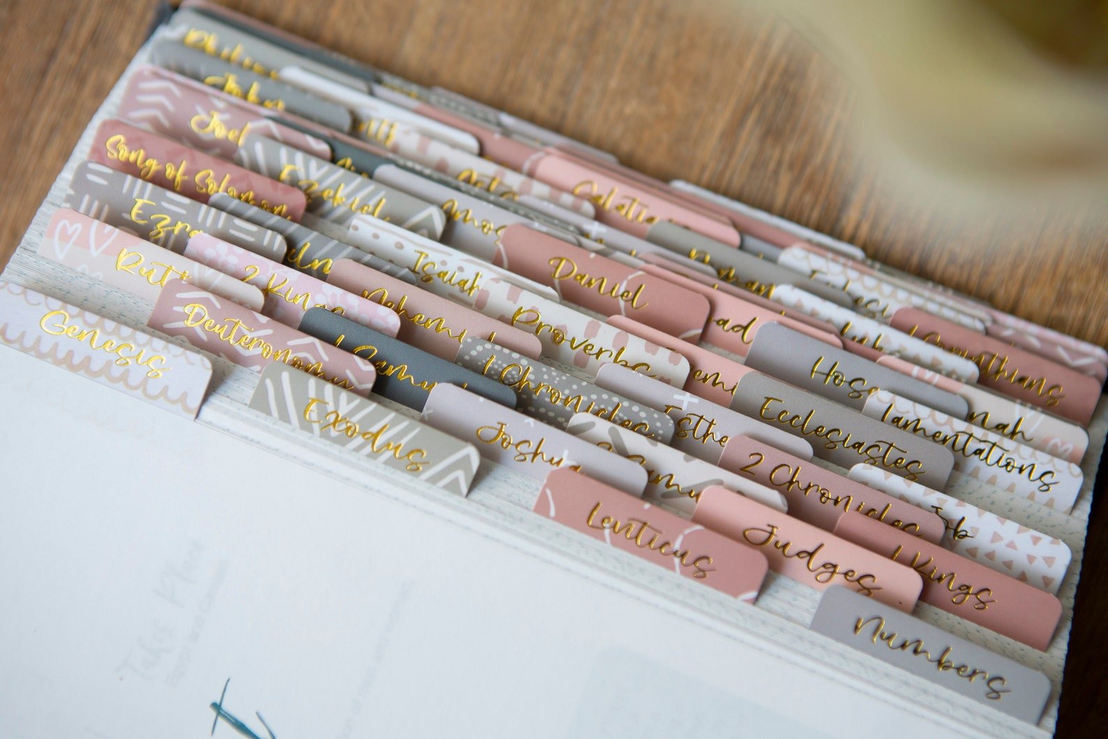 Laminated Bible Tabs