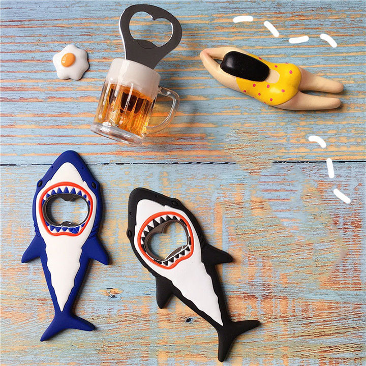 🔥Last Day Promo - 49% OFF🔥 Magnet Shark Shaped Bottle Opener, Buy 4 Free Shipping