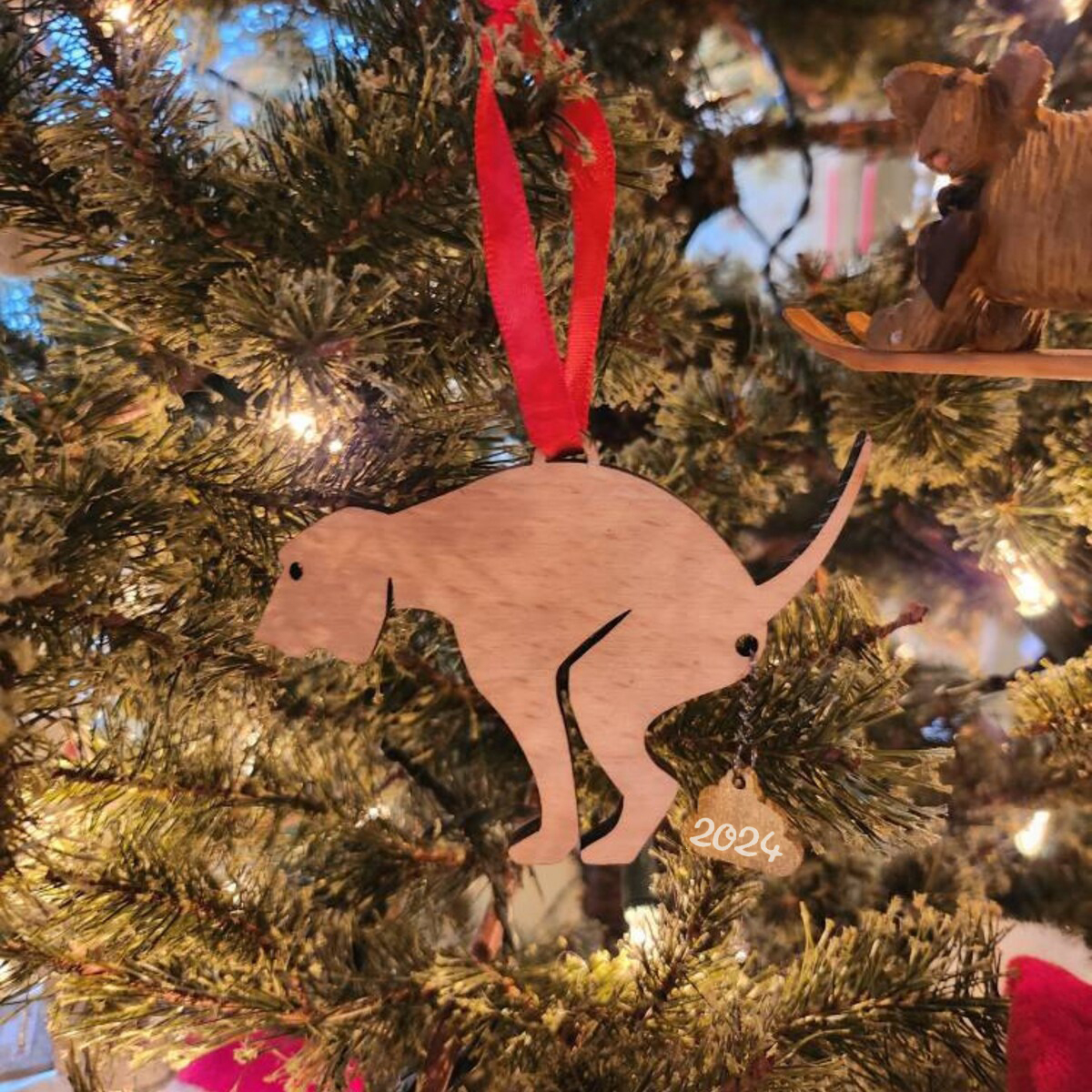 🐶Pooping Dog Christmas Ornament