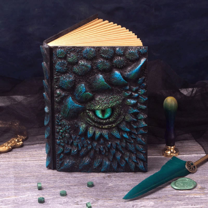Handmade 3D Dragon Eye Engraved Notebook🎁Buy 2 Free Shipping