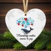 🌊💙Treasures of the Sea, Symbols of Friendship – ❤️ Sea Glass Heart Ornaments✨