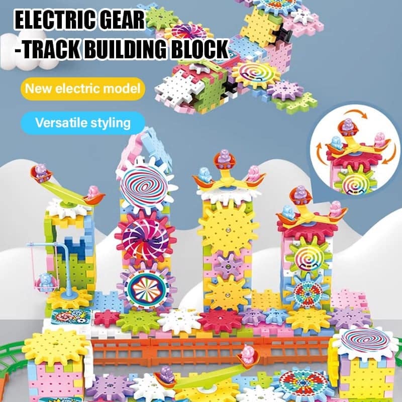 🔥(2024 HOT SALE - 49% OFF) Educational STEM Electric Gears Blocks Toy