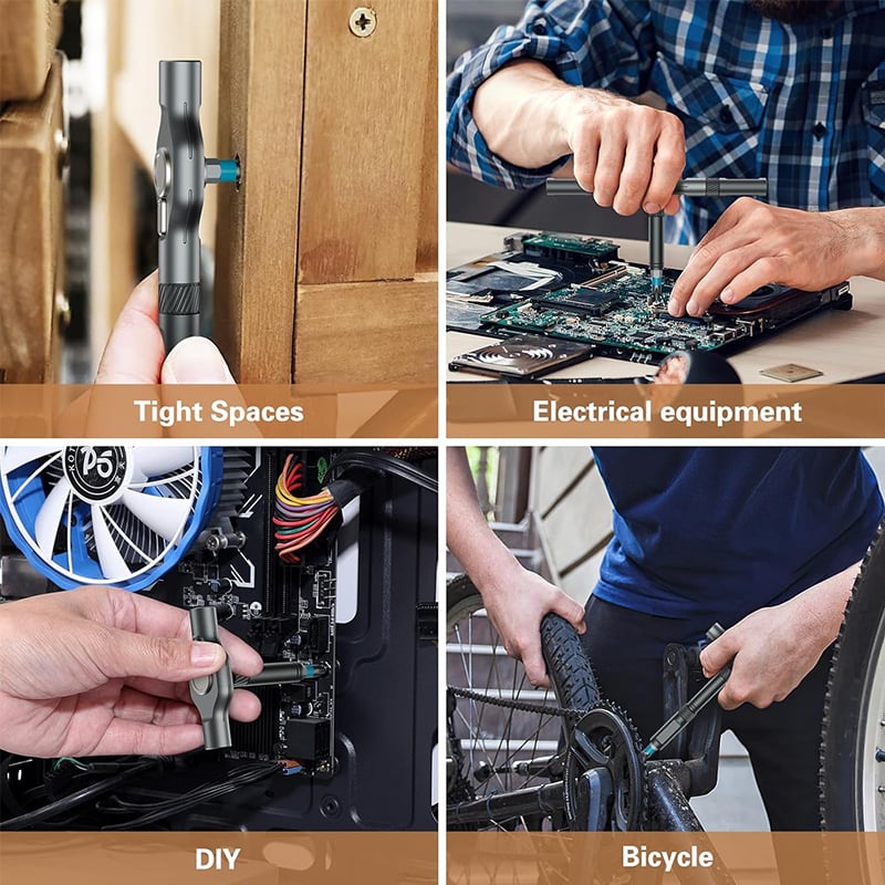 🎁TikTok Last Day Sale - 70% OFF🎉24 in 1 DlY Screwdriver Set Magnetic Compact and Portable Ratchet Screwdriver