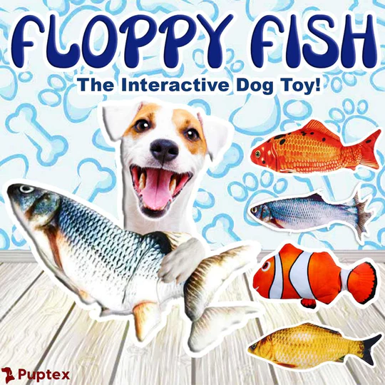 Floppy Fish™ - Interactive Dog Toy