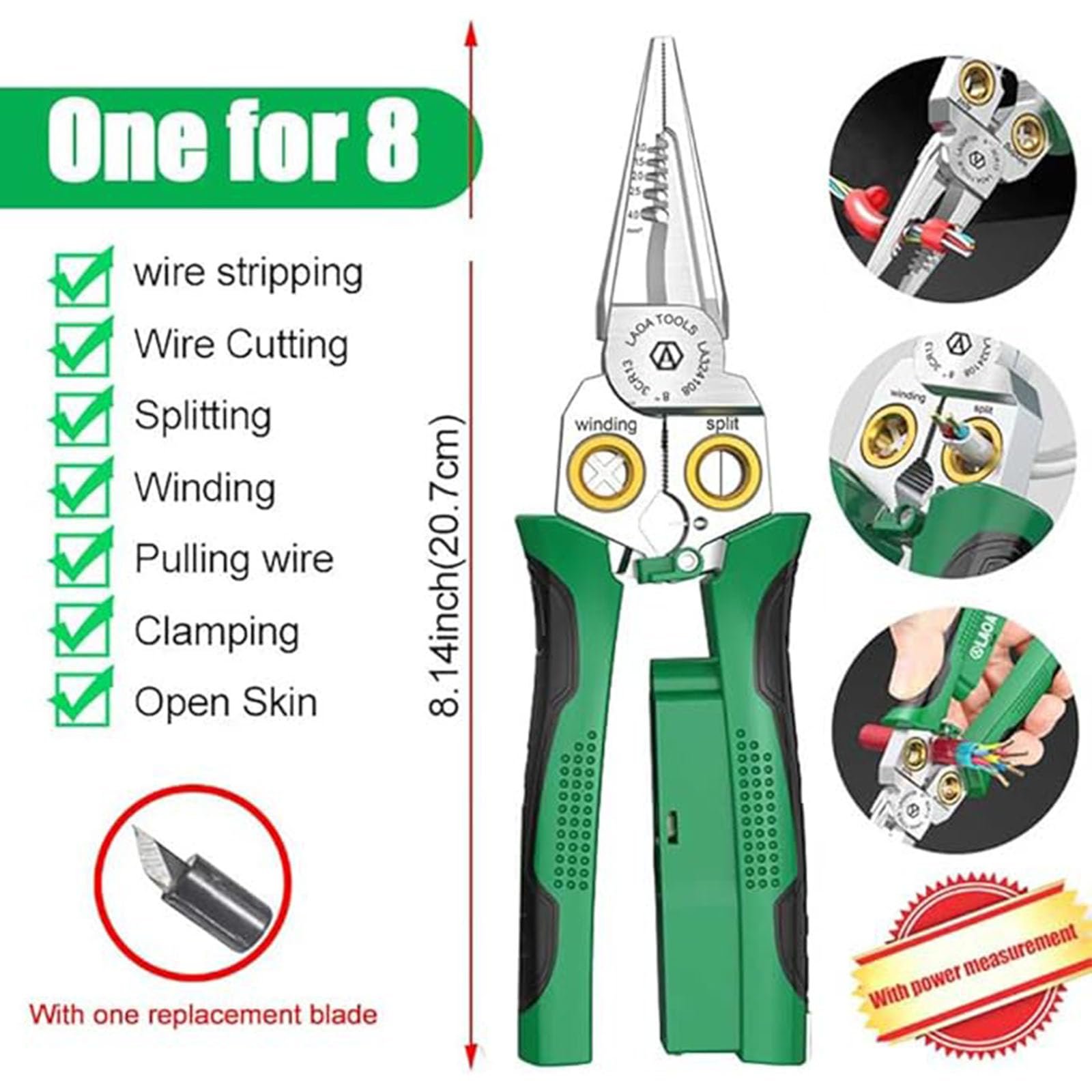🔥Father's Day Sale 49% OFF-8-in-1 Wire Stripping Pliers