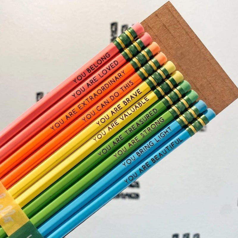 (📏Back-to-School Hot Sale🔥)❤Affirmation Pencil Set✏